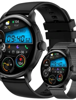 Dámské chytré hodinky  BLACK Náramek + řemínek model 21806365 - RUBICON