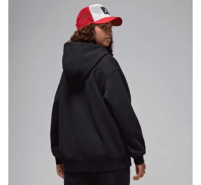 Dámský svetr s kapucí Air Jordan Flight Fleece Satin-Lined Hooder Black - FV7050-010