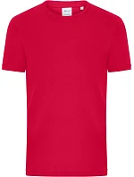 Daiber 8040 Pánské bio tričko s jemným žebrováním 02.8040 red Daiber 8040 Pánské bio tričko s jemným žebrováním 02.8040 red