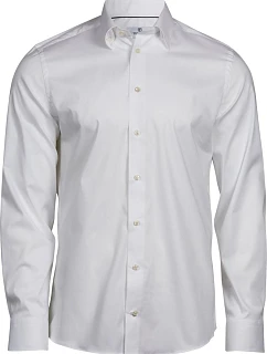 TJ Luxusní elastická košile s dlouhým rukávem 18. white model 22497630 - Tee Jays