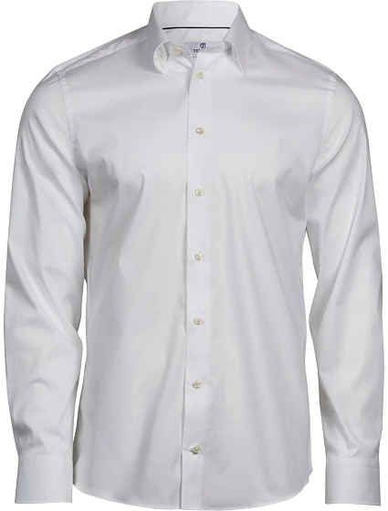 Tee Jays TJ 4024 Luxusní elastická košile s dlouhým rukávem 18.4024 white Tee Jays TJ 4024 Luxusní elastická košile s dlouhým rukávem 18.4024 white