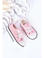 Dětské Brokátové Tenisky Růžové Bling-Bling Dětské Brokátové Tenisky Růžové Bling-Bling