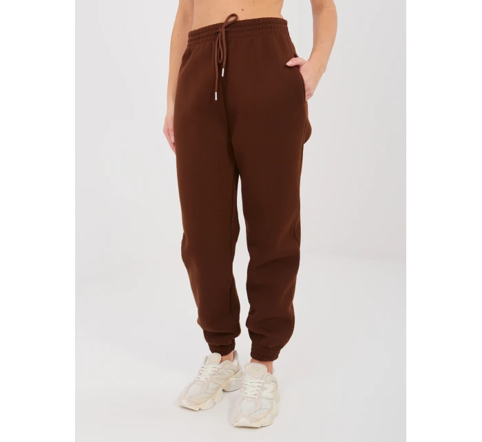 Tepláky CLM DR 1107.98 tmavě hnědé