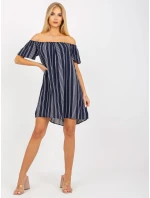 Šaty D73771M30145I tmavě modré Šaty D73771M30145I tmavě modré