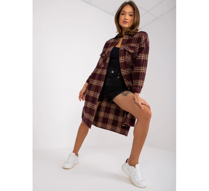 Košile EM KS 002/06.11P bordó