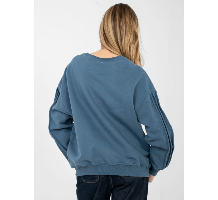 Bluza NS BL model 21923811 ciemny niebieski - FPrice Bluza NS BL model 21923811 ciemny niebieski - FPrice