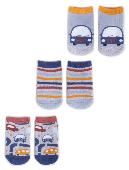 3Pack Dětské chlapecké ponožky model 18337846 Vícebarevné - Yoclub