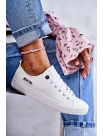 Dámské nízké kožené tenisky Big Star model 19974656 Bílé - Big Star Shoes Dámské nízké kožené tenisky Big Star model 19974656 Bílé - Big Star Shoes