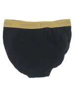 Pánské slipy M5310E-Q47 černo-zlaté - Calvin Klein