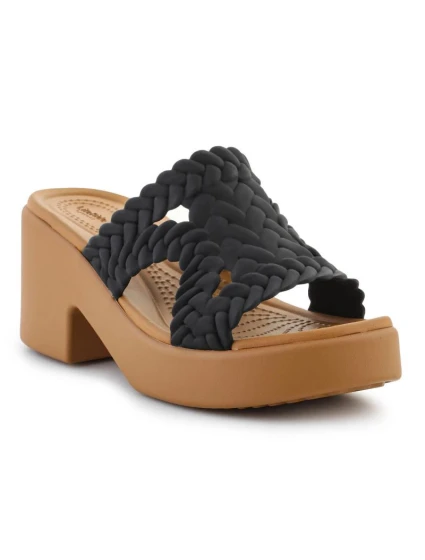 Žabky Crocs Brooklyn Woven Slide Heel W 209979-001 Žabky Crocs Brooklyn Woven Slide Heel W 209979-001