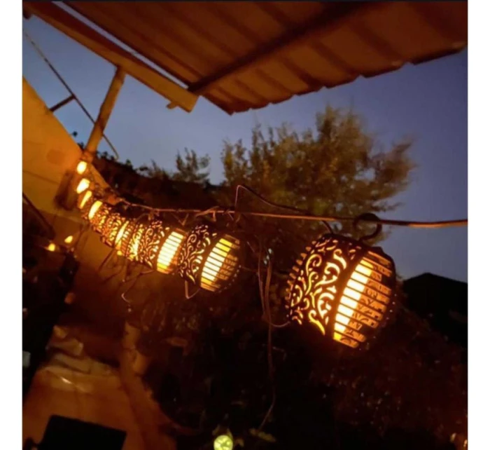 SOLÁRNÍ LAMPA FIREBALLS 7CM 5KS