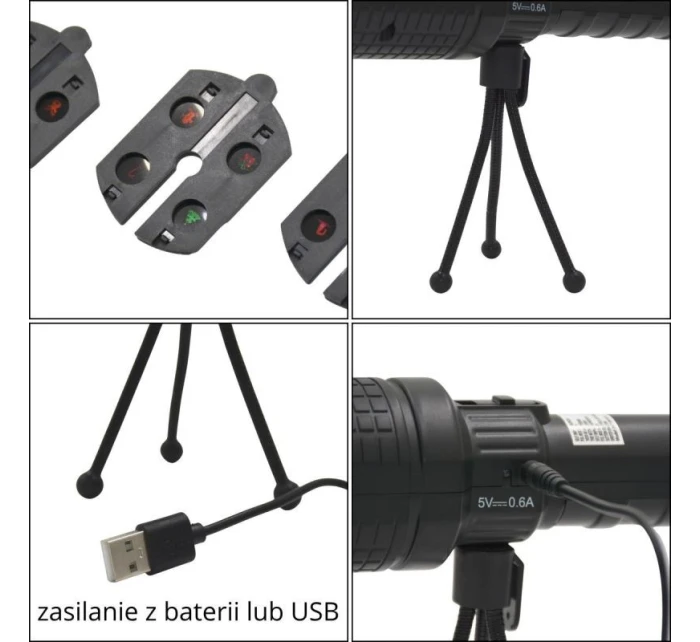 PROJEKTOR LED PROJEKTOR VYMĚNITELNÝ FILM HALLOWEEN SVÁTKY