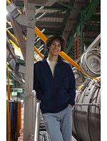 Iconic Premium Sweat Jacket Mikina z těžké bavlny model 22459590 deep navy - Fruit of the Loom Iconic Premium Sweat Jacket Mikina z těžké bavlny model 22459590 deep navy - Fruit of the Loom