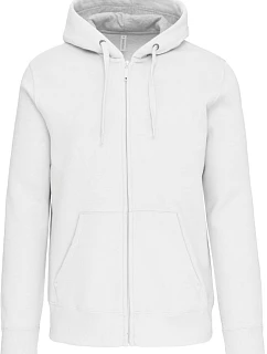 K 444 Mikina s kapucí z těžké bavlny model 22509238 white - Kariban