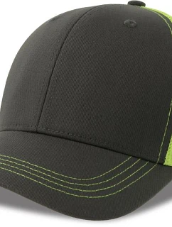 6 panelová Trucker kšiltovka dark fluo model 22411230 - Atlantis Headwear