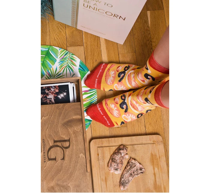 Duhové ponožky 1 pár  ponožek na model 21606667 - ZOOKSY/RAINBOW SOCKS