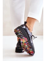 Lakované Dámské Polobotky Na Černé Artiker model 21672041 - Boto