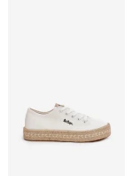 Dámské Tenisky S Pletením model 21694029 Bílé - Lee Cooper Dámské Tenisky S Pletením model 21694029 Bílé - Lee Cooper