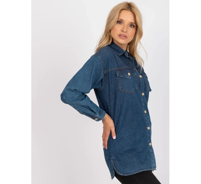 RO KS GMK 4008 košile.62 tmavě modrá