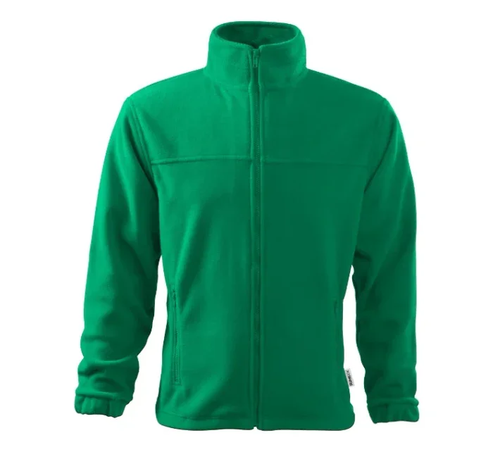 Jacket fleece pánský středně zelená