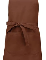 Kariban K 890 Zástěra s laclem "Sommelier" 20.K890 cacao