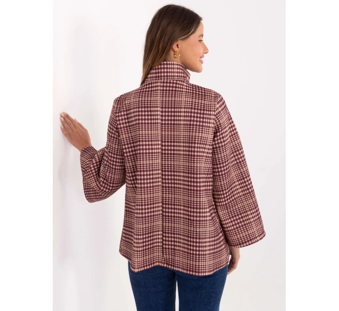 Kabát IT EN 31820.25 kaštanový