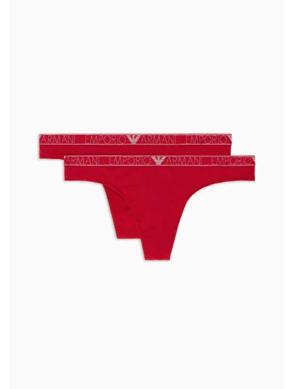 Dámské tanga 2PACK červené model 19015175 - Emporio Armani Dámské tanga 2PACK červené model 19015175 - Emporio Armani