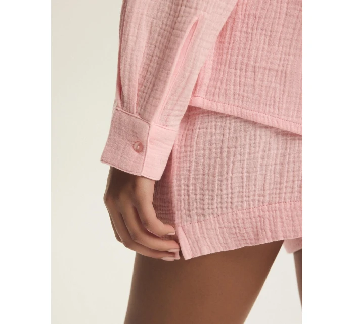 Henderson Dámské pyžamo 44493 Eleni délka/r S-3XL Muslin pruhovaný