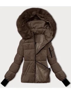 Dámská zimní bunda v barvě s odepínací kapucí model 21248241 - S'WEST