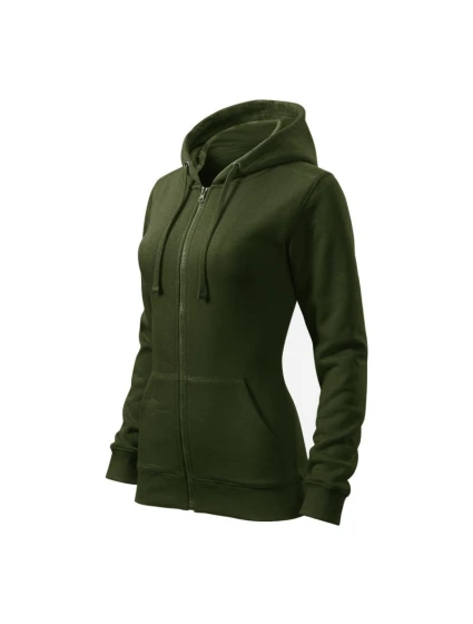 Dámská módní mikina na zip (vojenská) Dámská módní mikina na zip (vojenská)