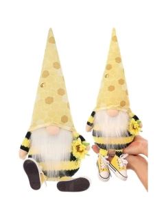 DUCH GNOM SEDÍCÍ PRAVDA 35+6CM V TRAMPSKÝCH JARNÍCH DEKORACÍCH dětské