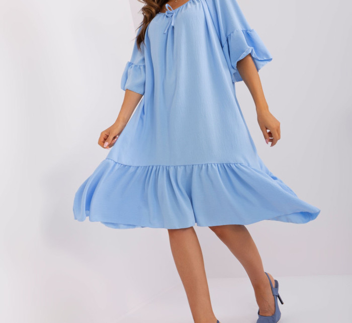 DHJ SK 6057 šaty.93 světle modrá