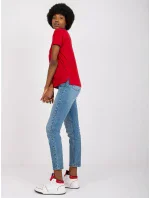 Tričko TW TS 1004.24x tmavě červená