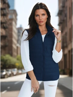 Dámská tmavě modrá vesta Dstreet model 21964301 - FashionStreet