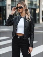 Dámská kožená bunda STYLE černá Dstreet model 21971244 - FashionStreet