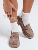 Dámské semišové béžové mokasíny Dstreet model 21992448 - FashionStreet Dámské semišové béžové mokasíny Dstreet model 21992448 - FashionStreet