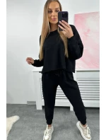 Set 2dílná mikina + kalhoty Černá