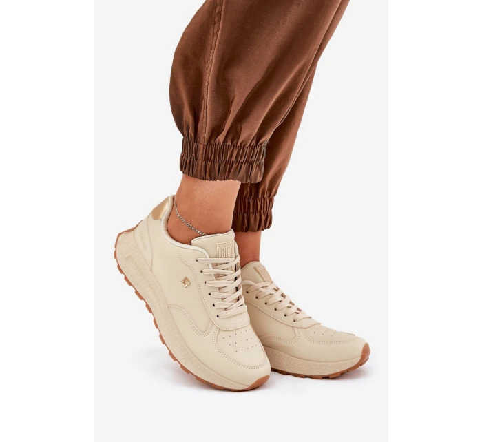 Lehké Sportovní Boty Dámské Big Star model 21690790 HIPOLY SYSTEM Béžové - Big Star Shoes Lehké Sportovní Boty Dámské Big Star model 21690790 HIPOLY SYSTEM Béžové - Big Star Shoes