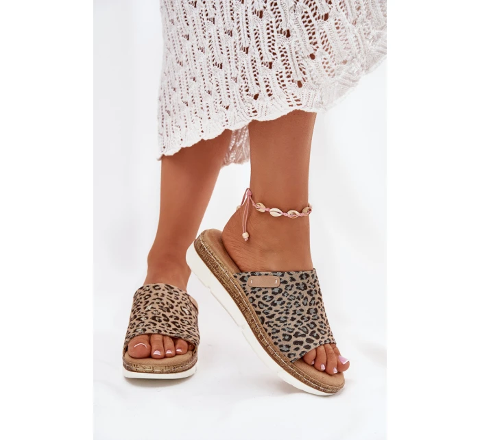 Dámské Klapky Na Klínu Panthera Norozi Dámské Klapky Na Klínu Panthera Norozi