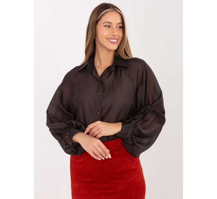 Koszula IT KS model 21782552 ciemny brązowy - FPrice