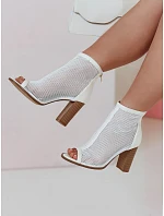 Dámské boty na poště NETTOWA white FashionStreet ZY0736 Dámské boty na poště NETTOWA white FashionStreet ZY0736