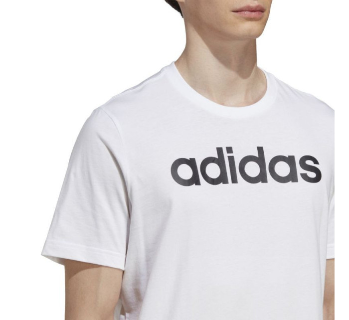 Tričko adidas Essentials Single Jersey s lineárním vyšívaným logem M IC9276