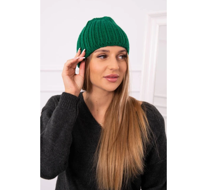 Dámská čepice Rebeka K345 tmavě zelená Dámská čepice Rebeka K345 tmavě zelená