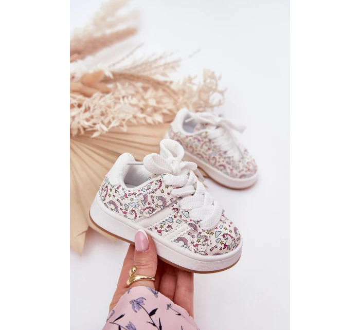 Dívčí Sportovní Boty S Motivem Jednorožce Bílé Ilana Dívčí Sportovní Boty S Motivem Jednorožce Bílé Ilana