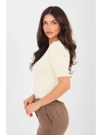 Svetr s krátkým rukávem  model 224001 Factory Price