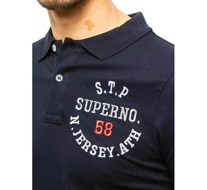 FashionStreet pánská tmavě modrá polokošile PX0418