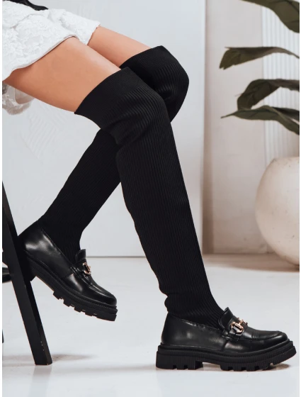 Dámské ponožkové boty černé FashionStreet ZY1312