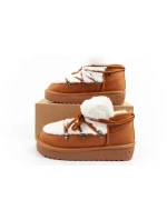 dámské sněhové boty zimní módní model 21395332 zateplené hnědé pro kotníkové dámské - D.Franklin