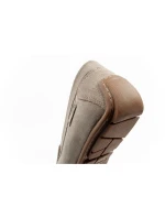 Wrangler pánské polobotky mokasíny Maifield Suede z přírodní kůže béžové barvy