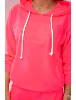 Bavlněná souprava Kesi Luxury Růžový neon